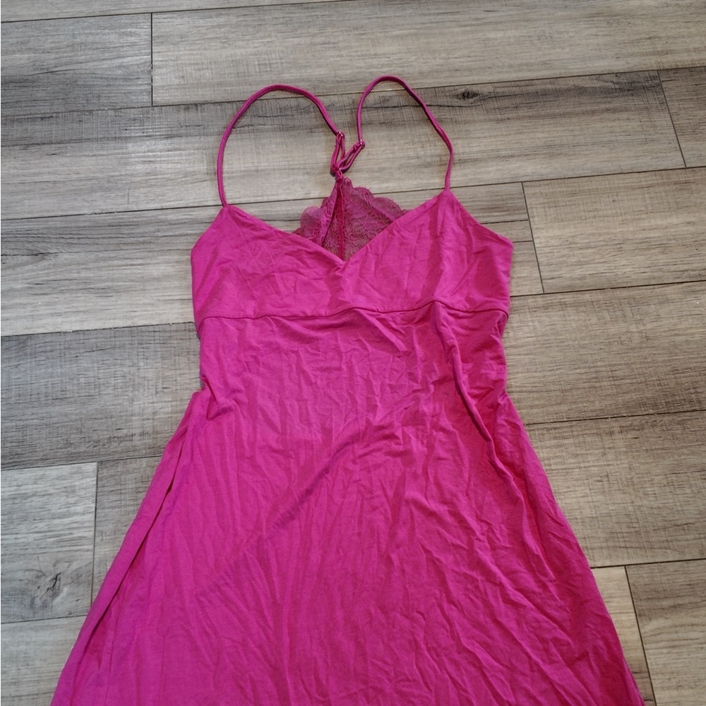 Victoria’s Secret Modal Lace Racerback Mini Slip Size M - Soft Cozy Minimal NWT - Picture 10 of 13
